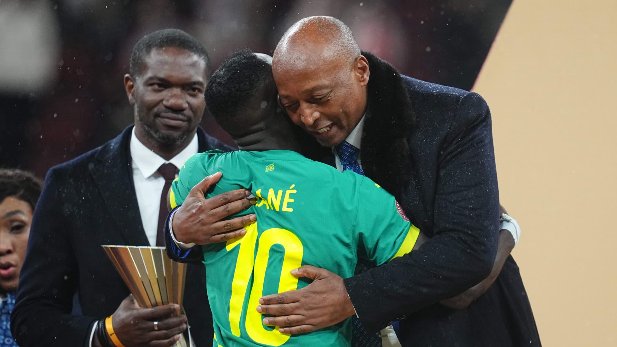 CAF president Patrice Motsepe arrives in Dakar following CAN 2025 title controversy