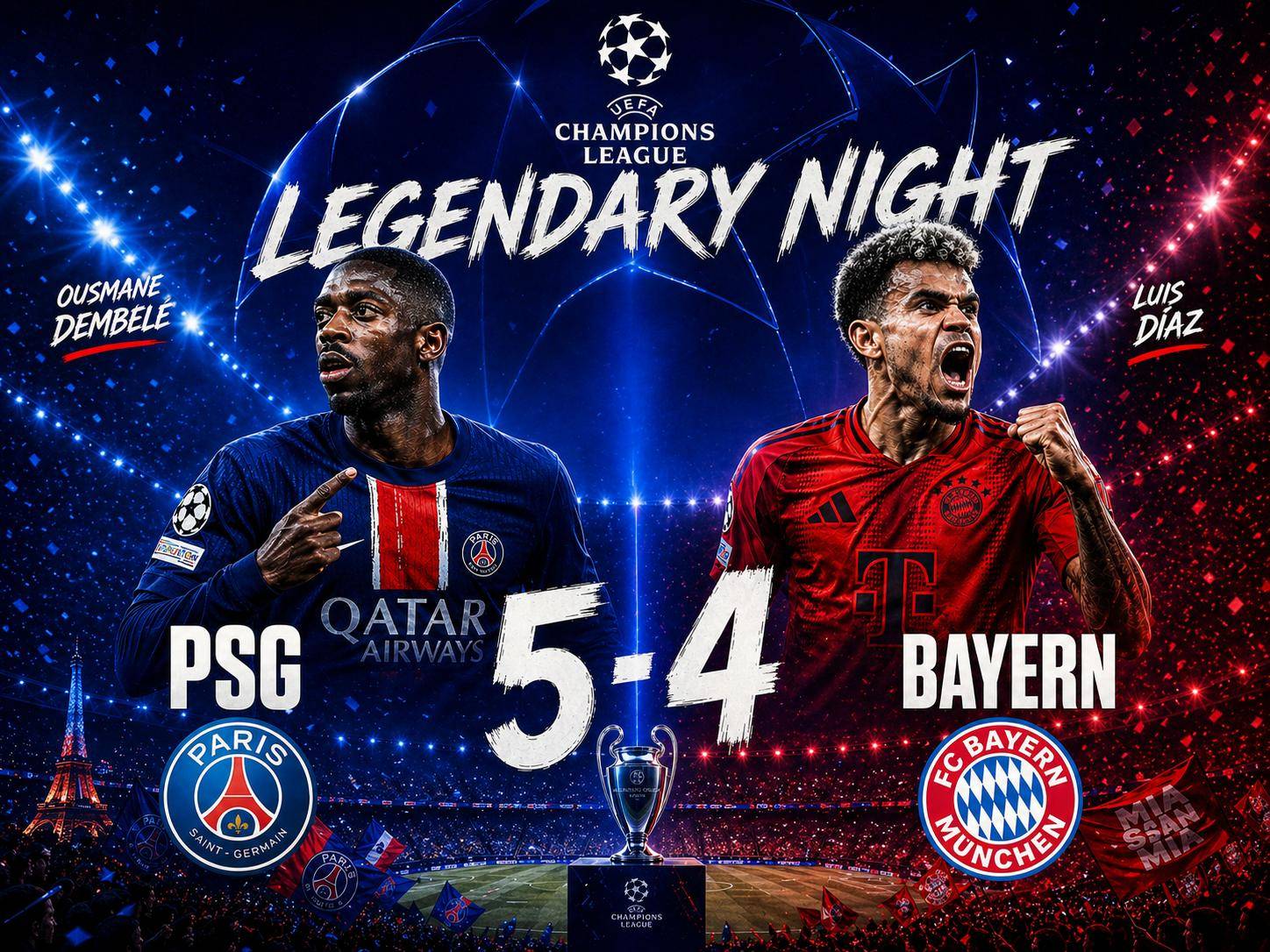 PSG stuns Bayern Munich in a thrilling Champions League clash