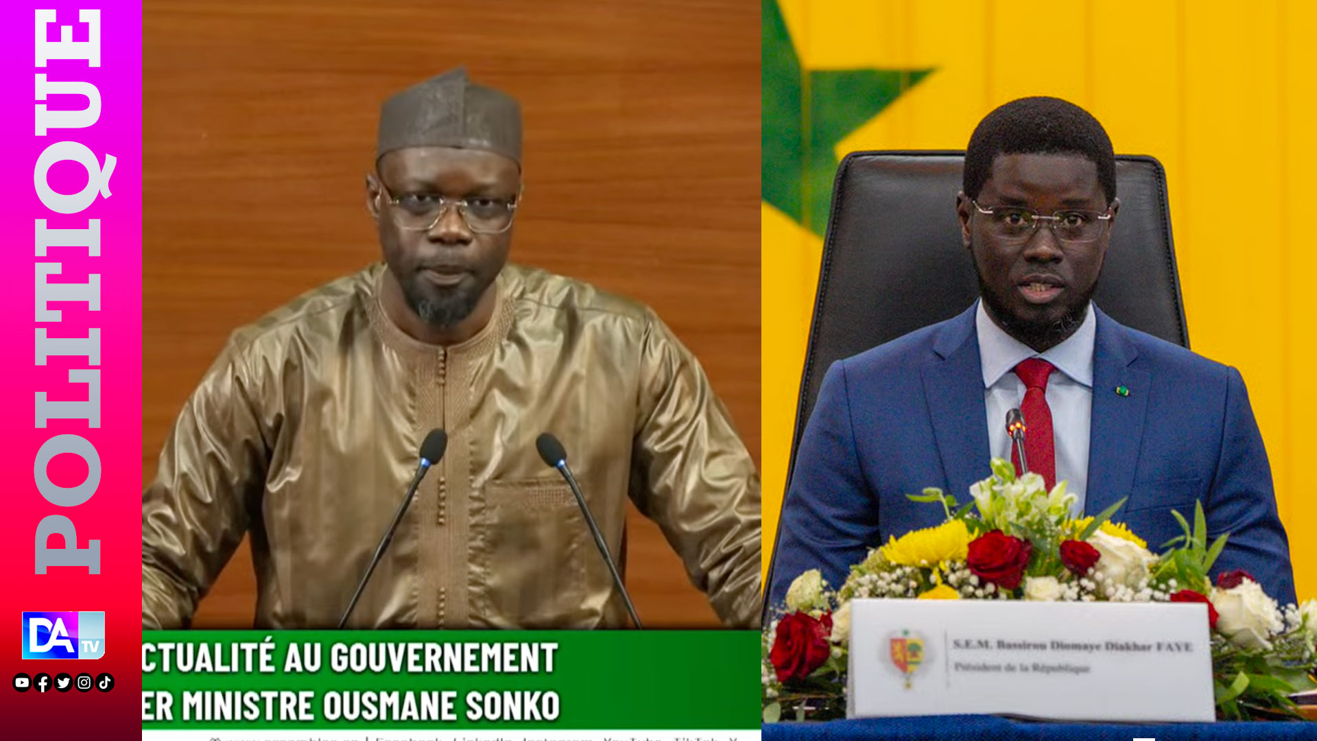 Senegal political funds: Sonko challenges Faye over reform control