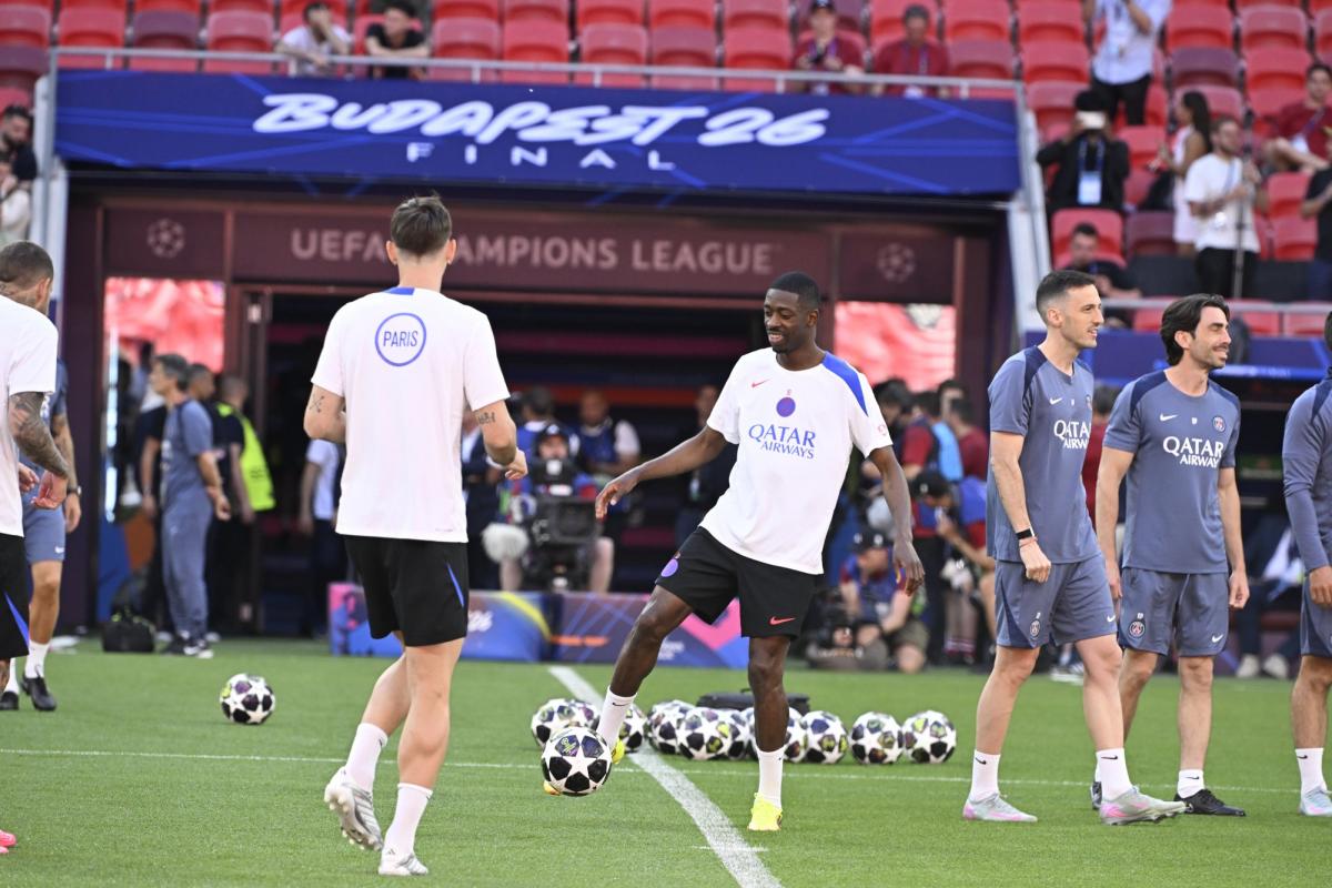 Dembélé tests his recovery before Champions league final
