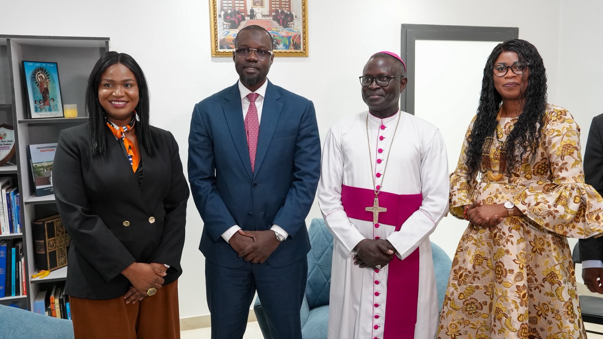 Sonko visits Dakar archbishop ahead of popenguine pilgrimage