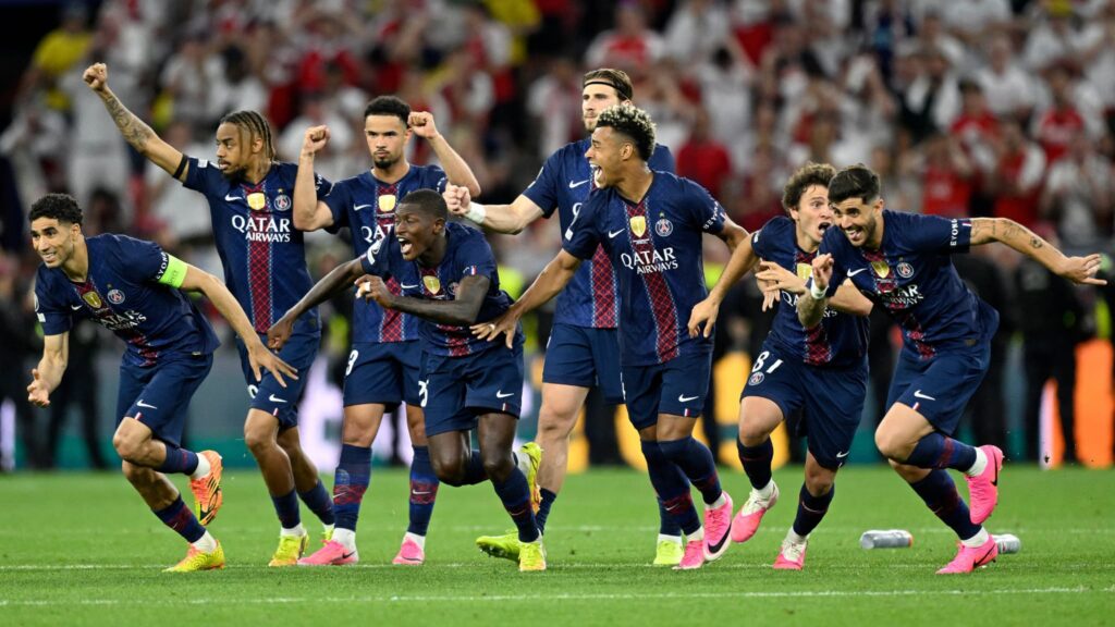 Psg’s champions league triumph: dembele and neves shine in penalty victory over arsenal