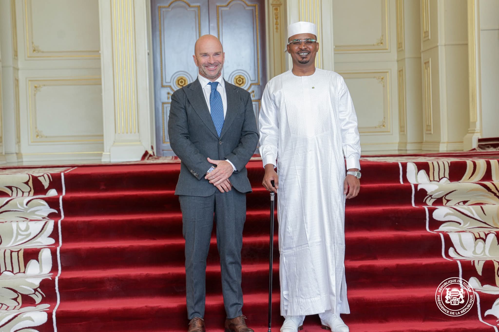 New EU envoy in Chad delivers credentials to president Mahamat Idriss Déby Itno