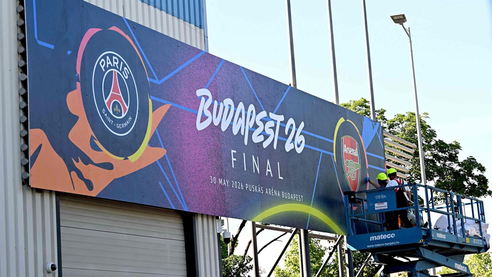 What weather to expect in Budapest for PSG vs Arsenal Champions League final