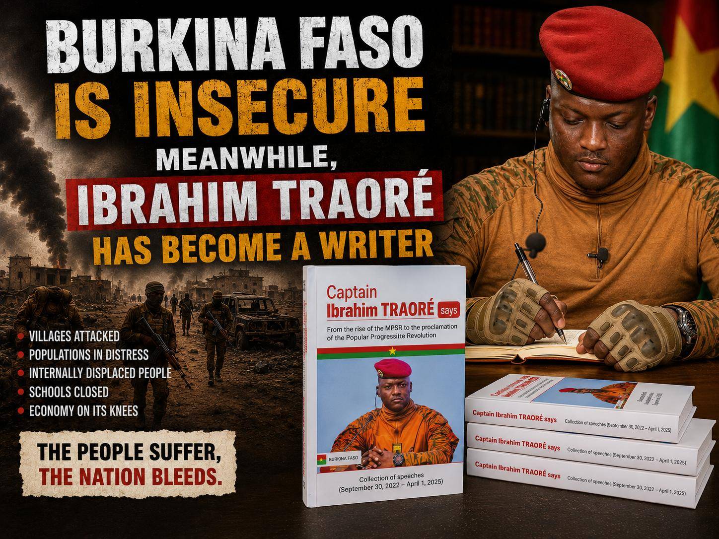 Burkina Faso’s crisis deepens as political focus shifts to self-praise