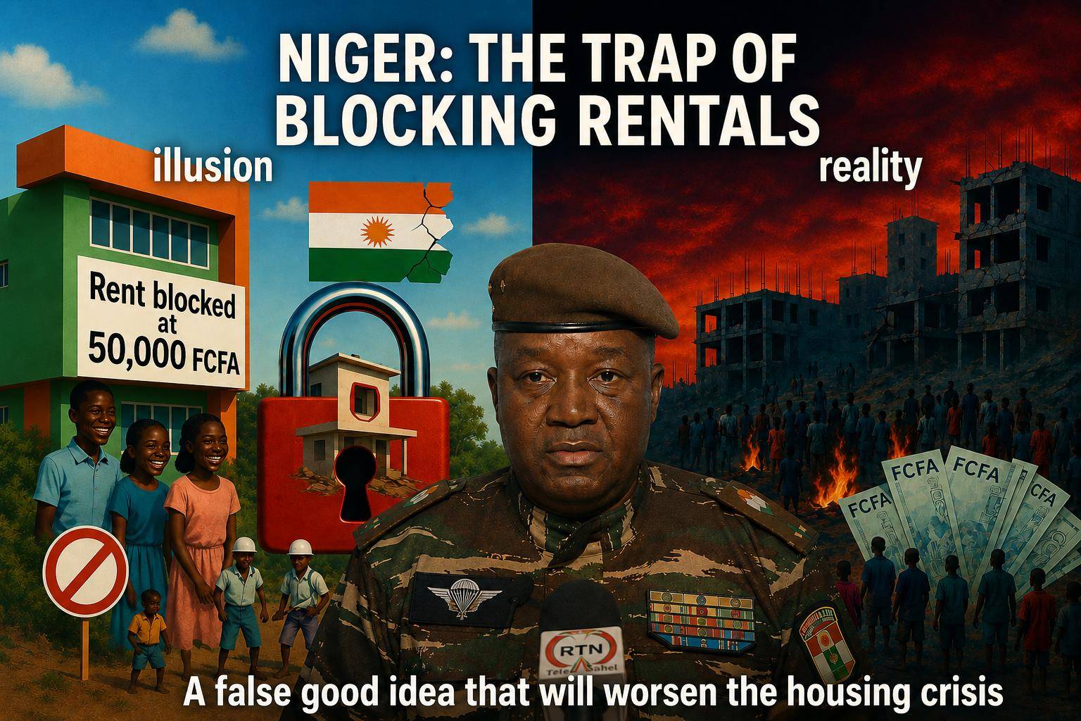 Niger struggles with military-imposed rent control policy