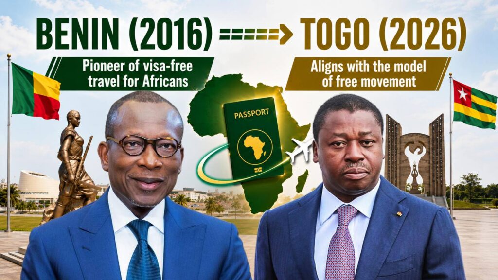 Togo follows Benin’s lead with full visa-free entry for africans