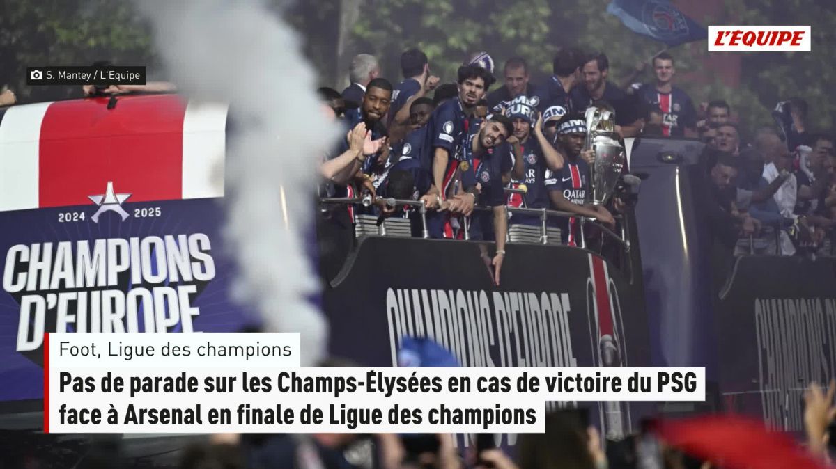 Paris on champs-elysees cancelled for psg champions league win