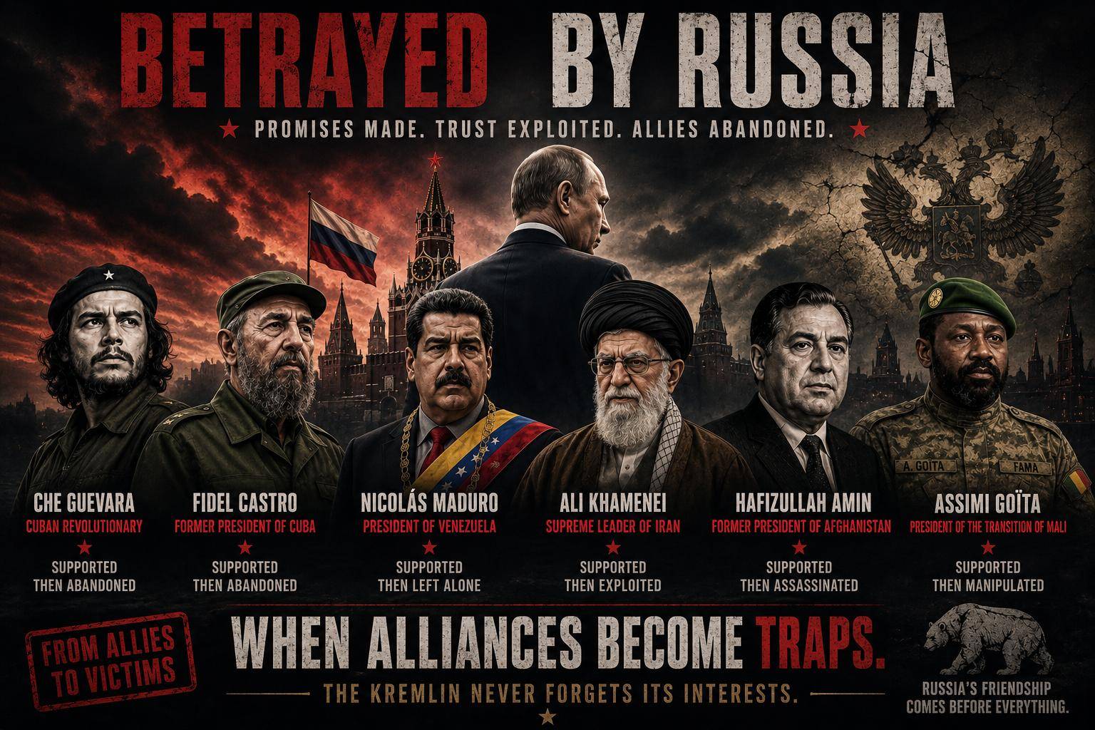 Russia’s calculated silence in the face of allied struggles