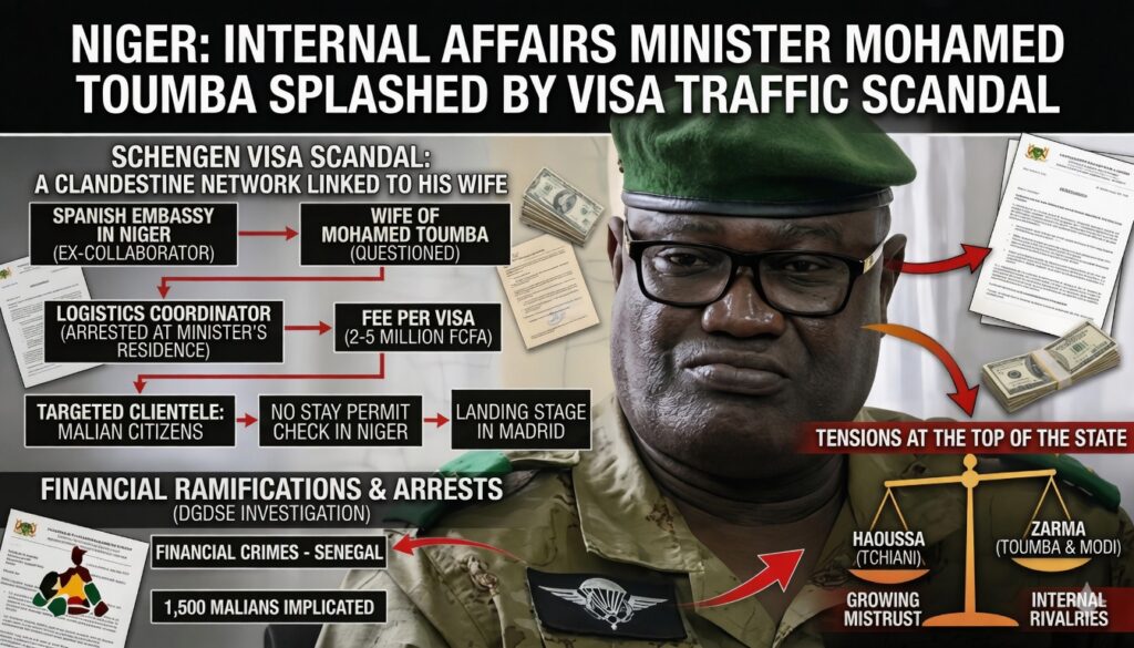 Niger’s interior minister embroiled in visa trafficking allegations