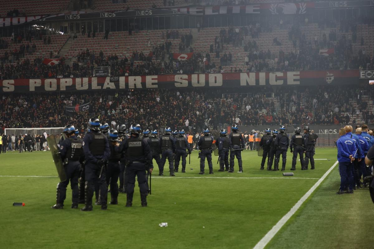 Nice faces two empty stadium penalties following Allianz Riviera chaos