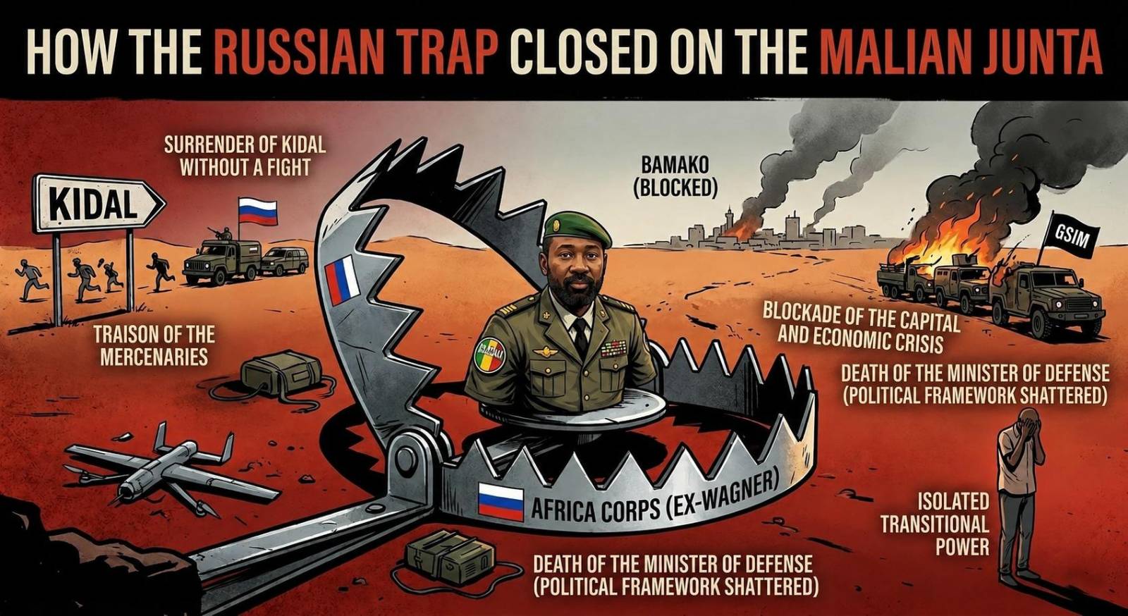 How Russia’s mercenary gamble backfired on Mali’s ruling junta