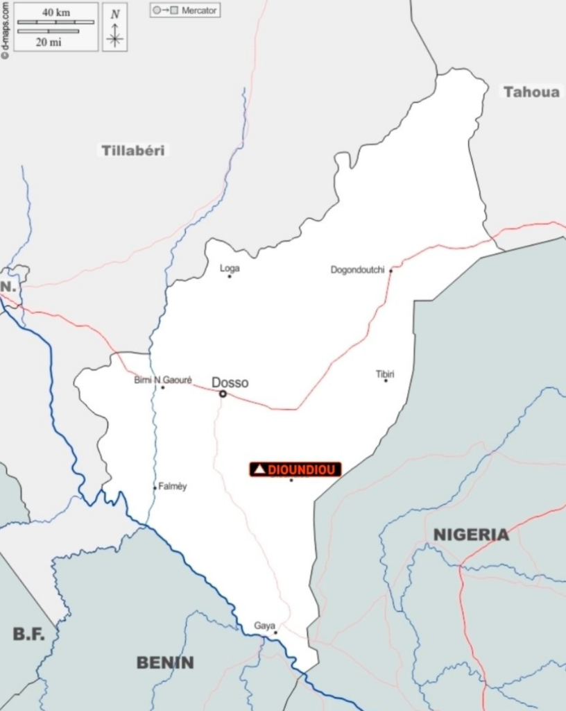 Deadly attacks in dioundou villages leave six dead and homes in ashes