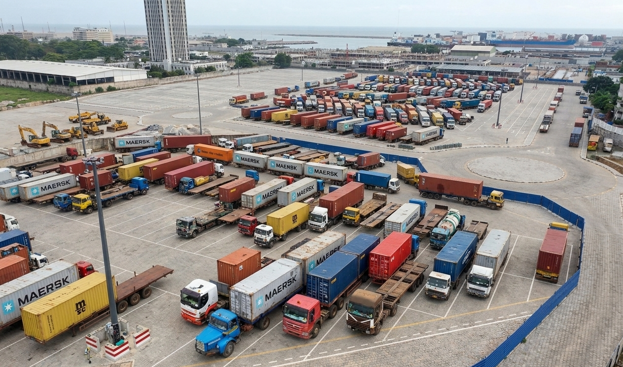 Cotonou’s zongo parking transforms truck logistics with 700 spaces