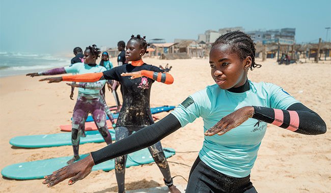 Senegal surf initiative transforms lives of young girls and mothers