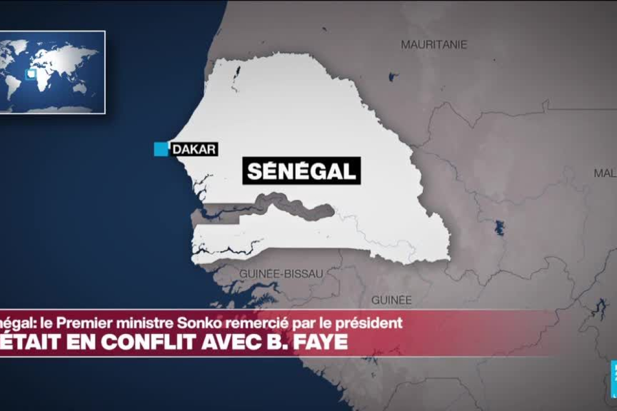 President Bassirou Diomaye Faye dismisses prime minister Ousmane Sonko in Sénégal