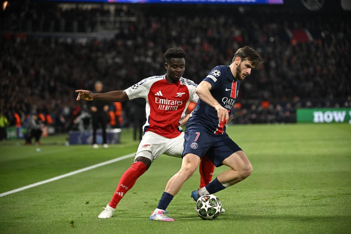 Live psg arsenal final champions league time channel