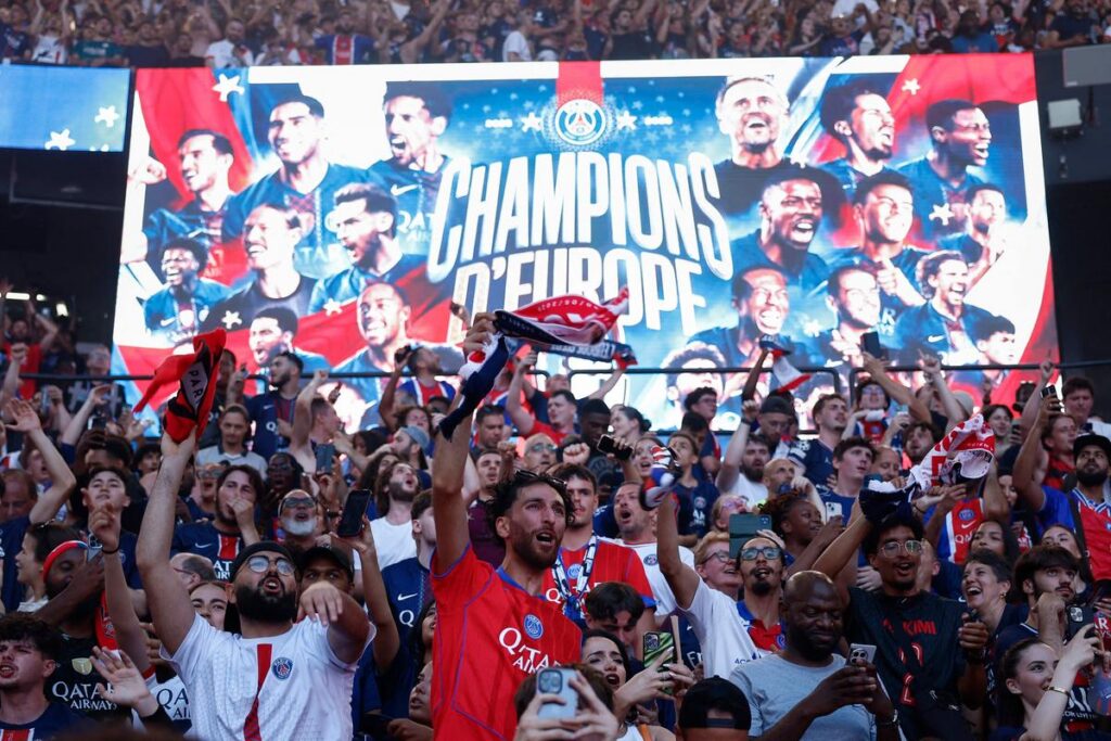 Psg claims second champions league title in record-breaking tv audience