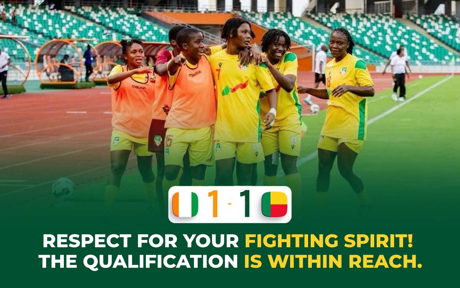 Bénin’s u20 amazons secure a crucial draw in Abidjan