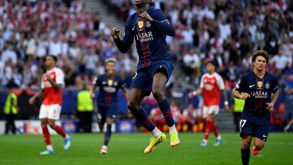 Psg arsenal 1-1: dembele’s dramatic late equalizer in champions league final