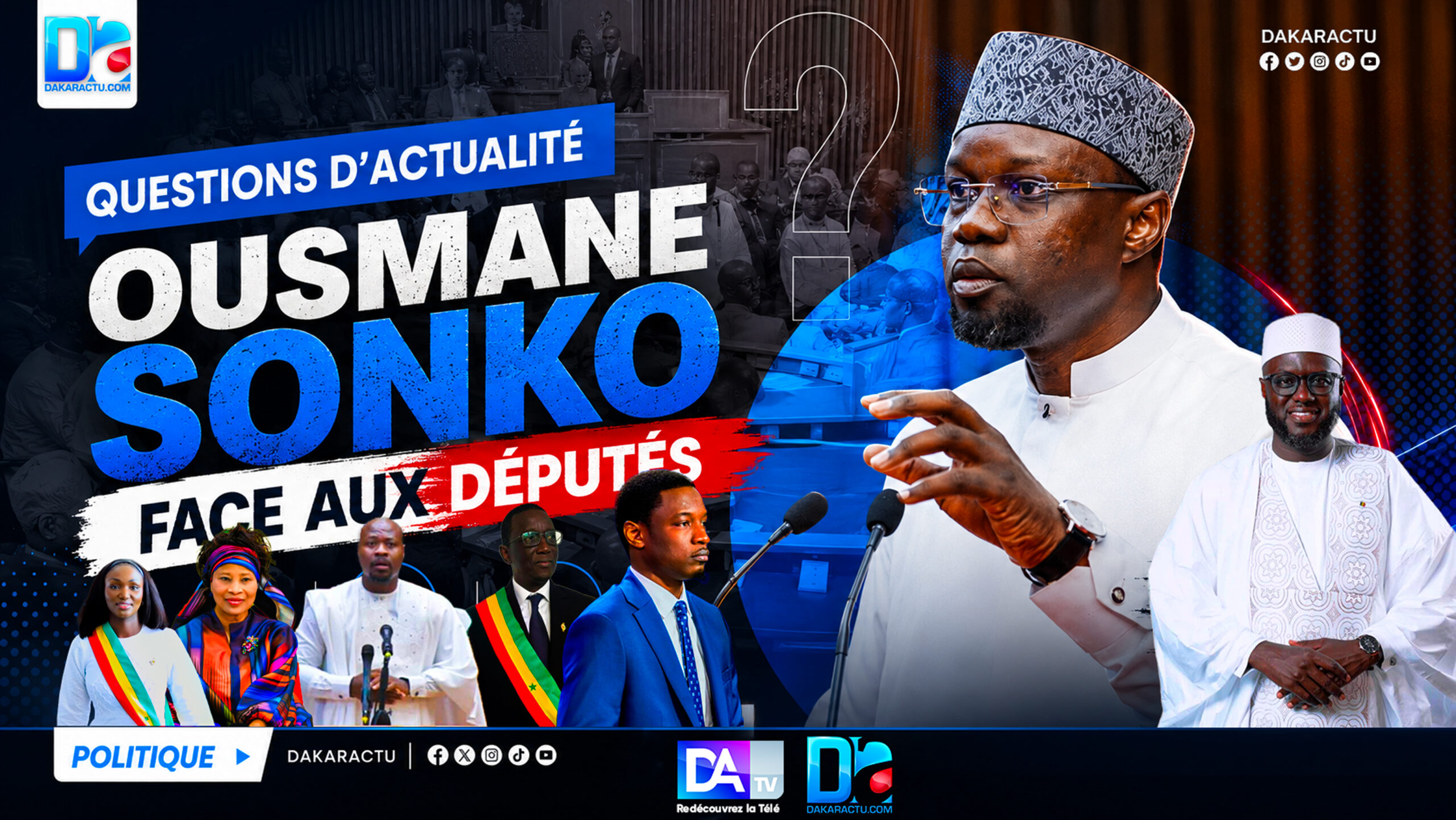 Ousmane Sonko faces tough questions in national assembly session