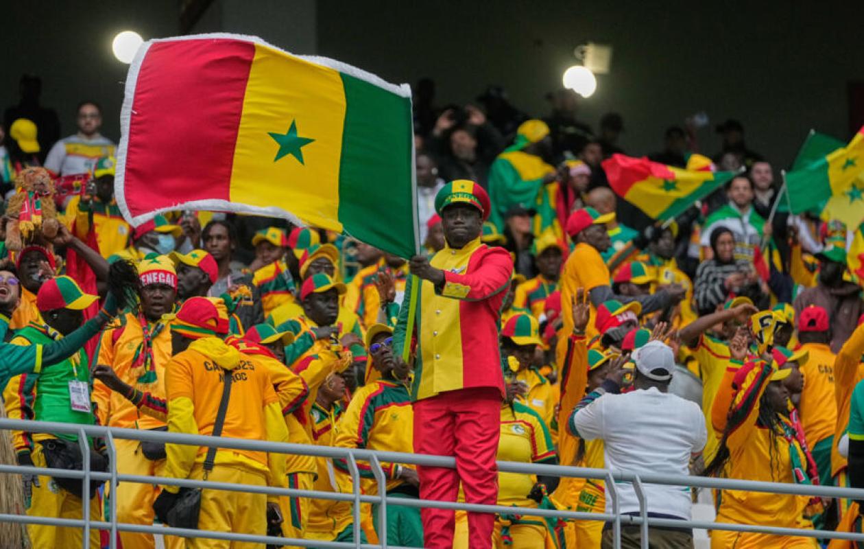 Senegalese supporters at the 2026 World Cup