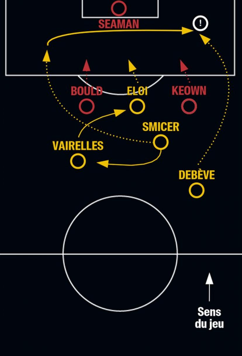 Tactical breakdown of the winning goal by Mickaël Debève.