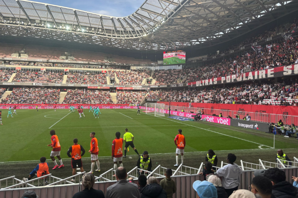 Allianz Riviera, home of OGC Nice ahead of their crucial playoff match