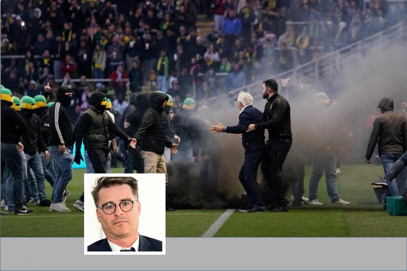 On May 17, after Nantes fans invaded the pitch, the match against Toulouse was halted in the 22nd minute.
