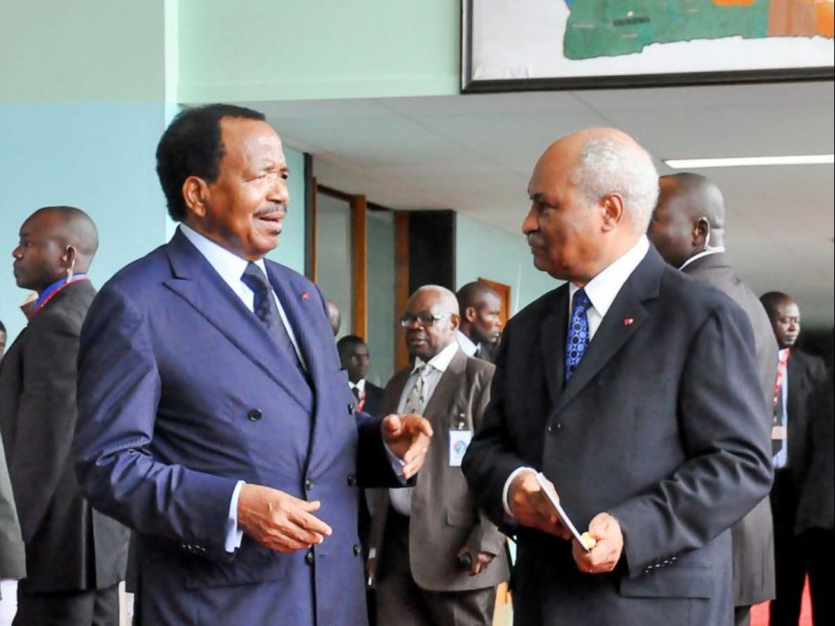 The president’s special envoy at alexis dipanda mouelle’s final rites