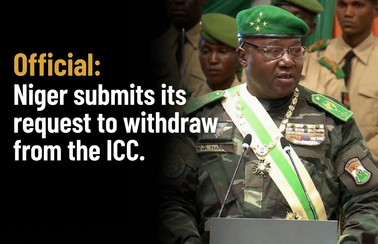 Niger initiates formal withdrawal from the International Criminal Court