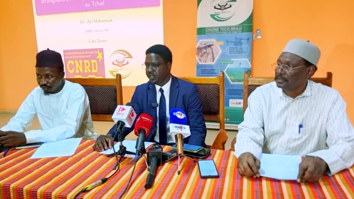 Chad takes flight: inaugural drone cafe explores civil applications