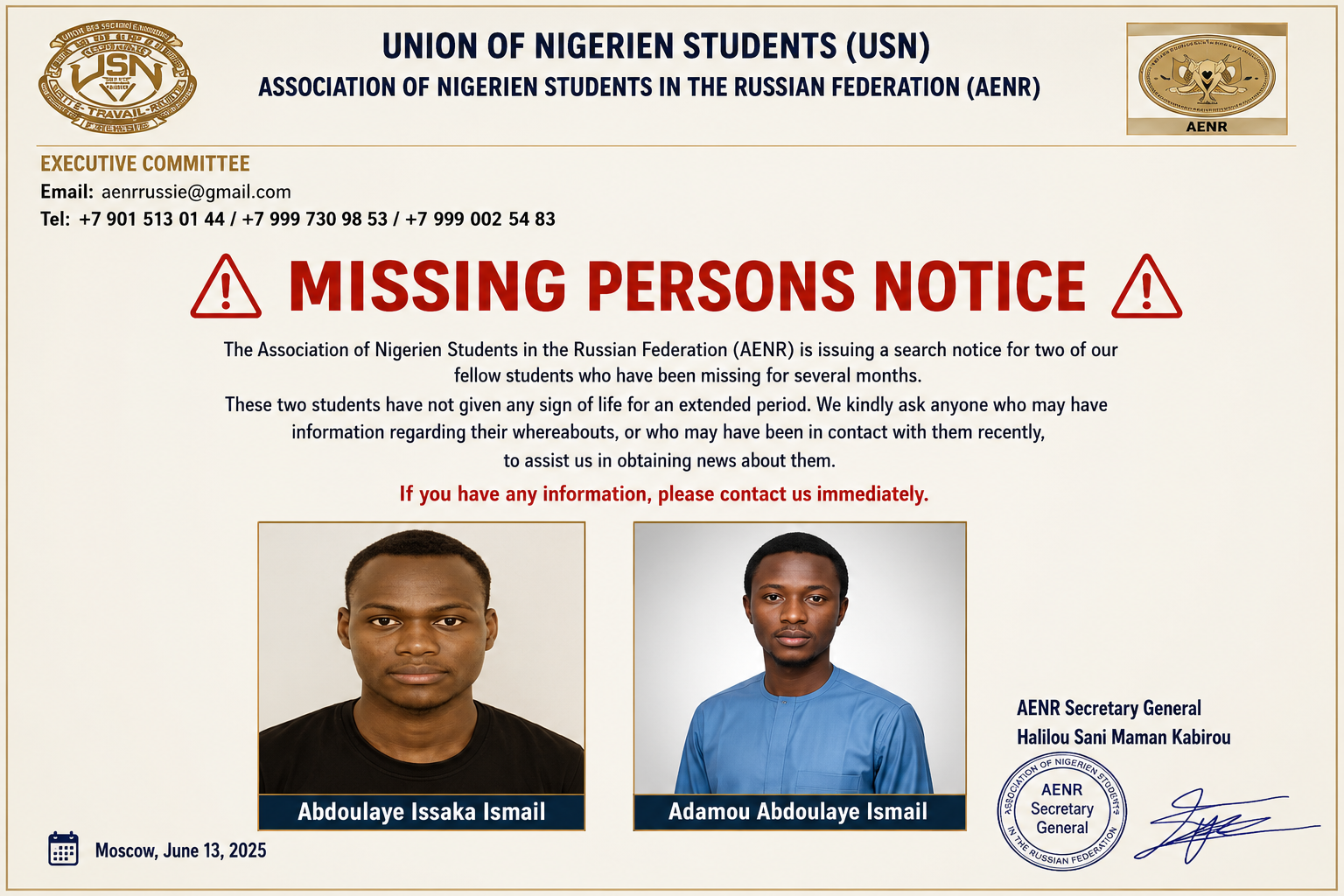 Second Nigerien student confirmed dead in Ukraine war