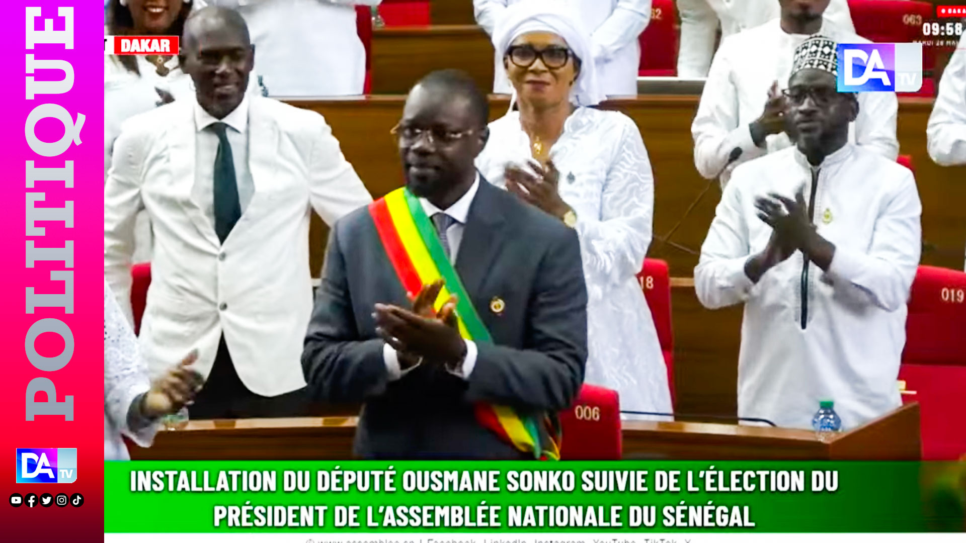 Sénégal: opposition challenges ousmane sonko’s return to national assembly