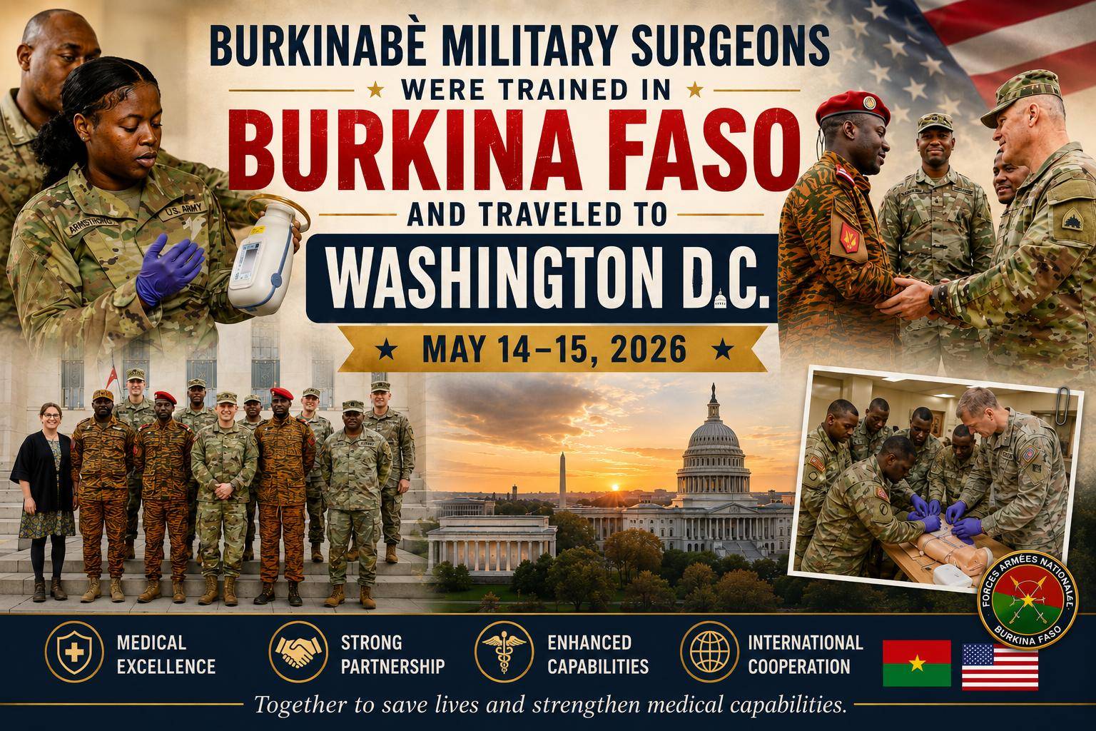 Burkina Faso sends military surgeons to US for training despite AES alliance with Russia