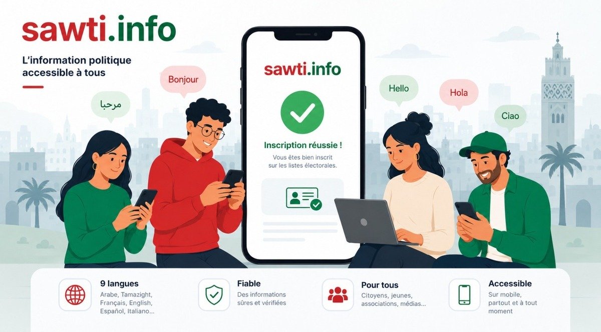 Sawti: simplifying political information access for moroccans