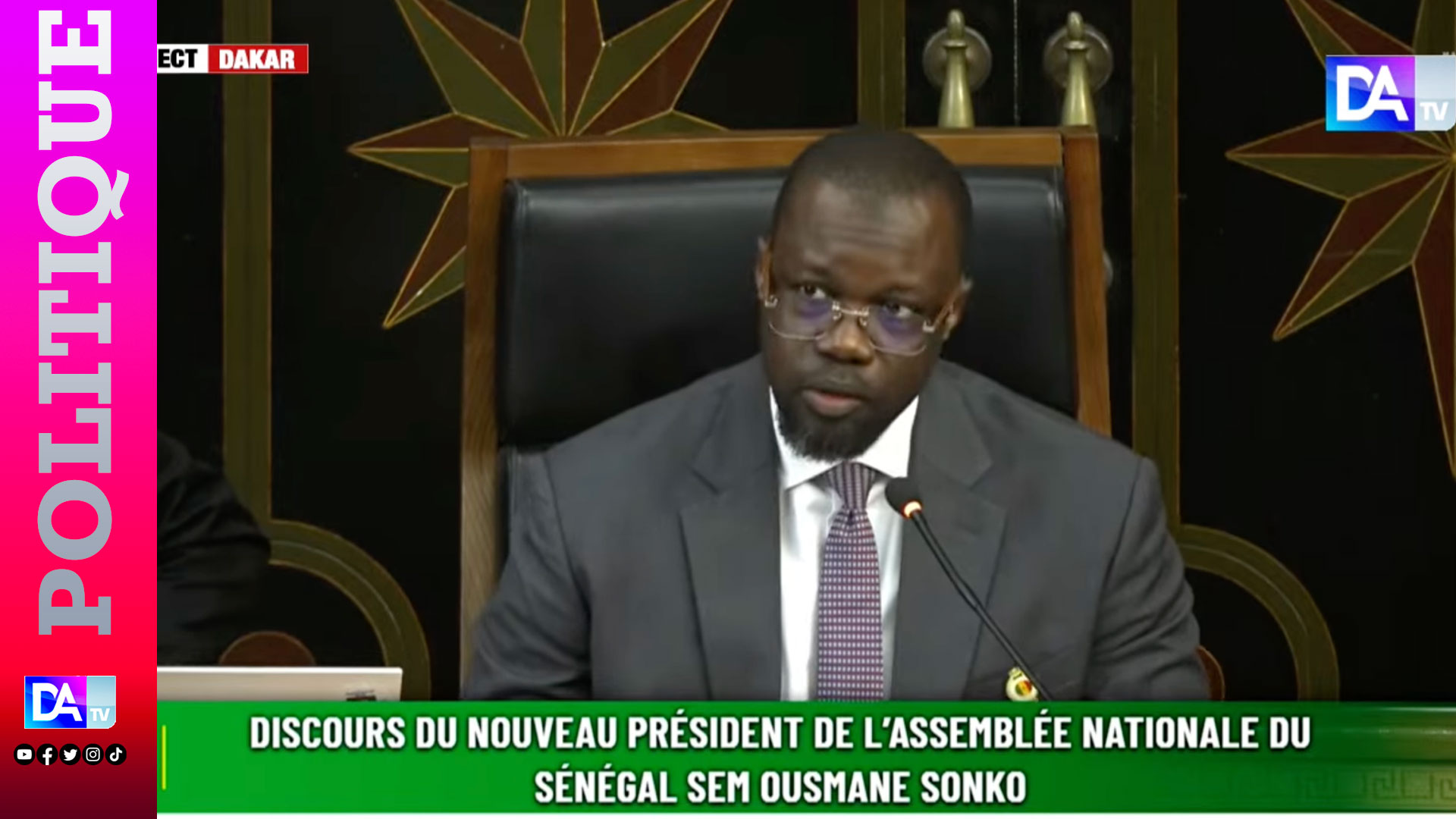 Sénégal politics: FDR demands Ousmane Sonko’s removal from parliament