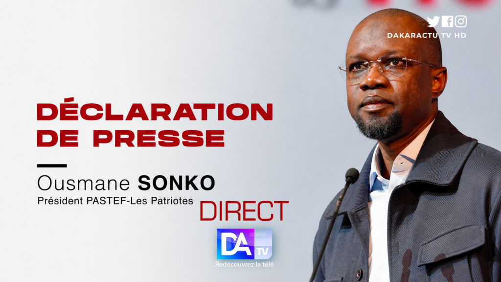 Ousmane Sonko speaks out following the formation of the new government in Sénégal