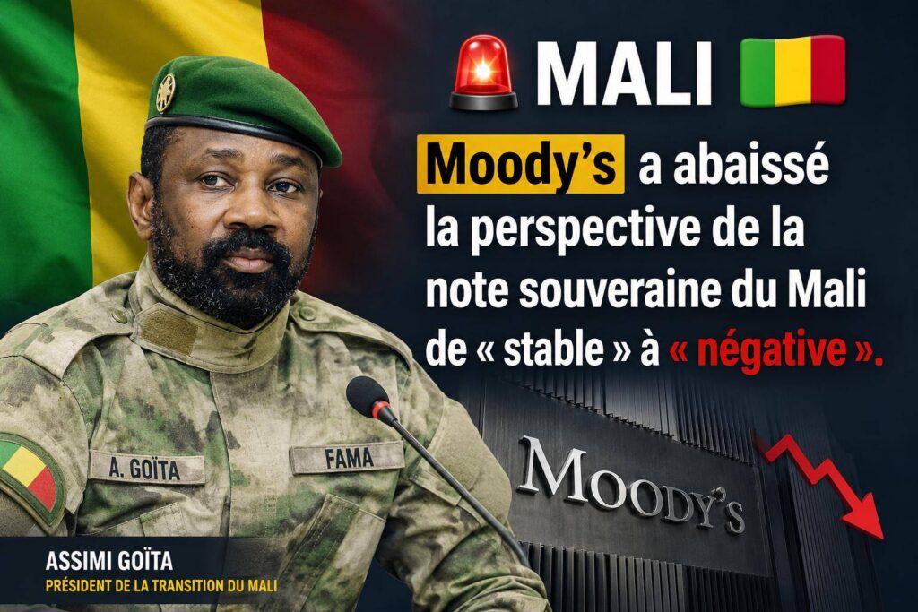 Malian economy faces growing pressure as moody’s lowers outlook