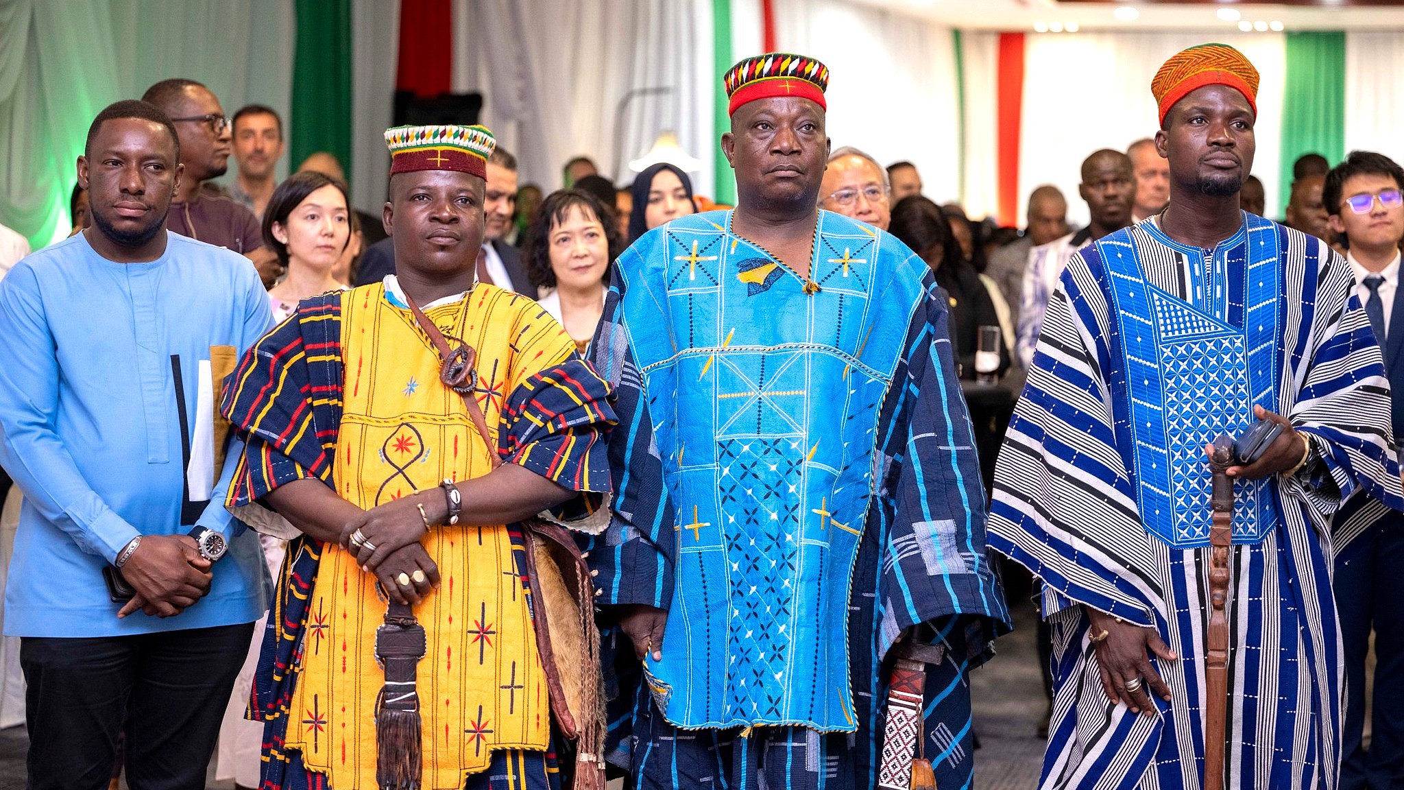 Burkinabè and Italian delegates at the anniversary event