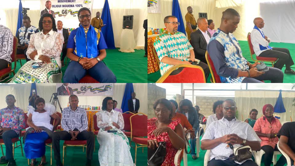 Delegation members engage with local leaders during Gabon tour