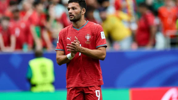 Gonçalo Ramos playing for PSG