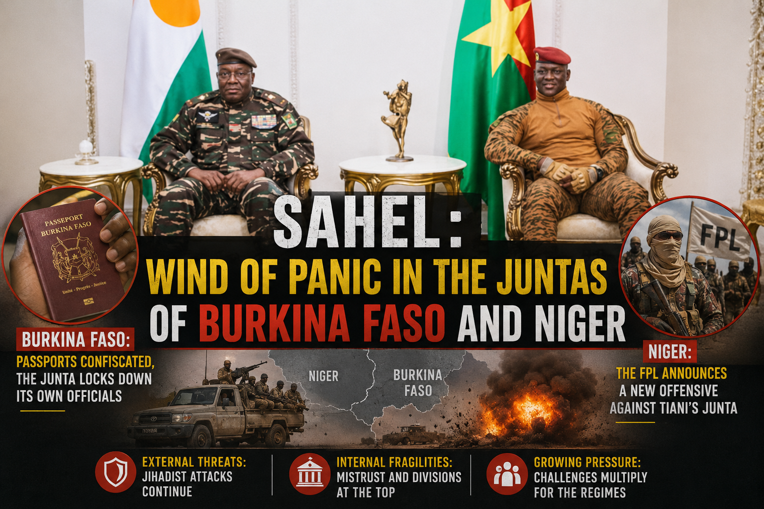 Escalating tensions in Niger and Burkina Faso’s military regimes