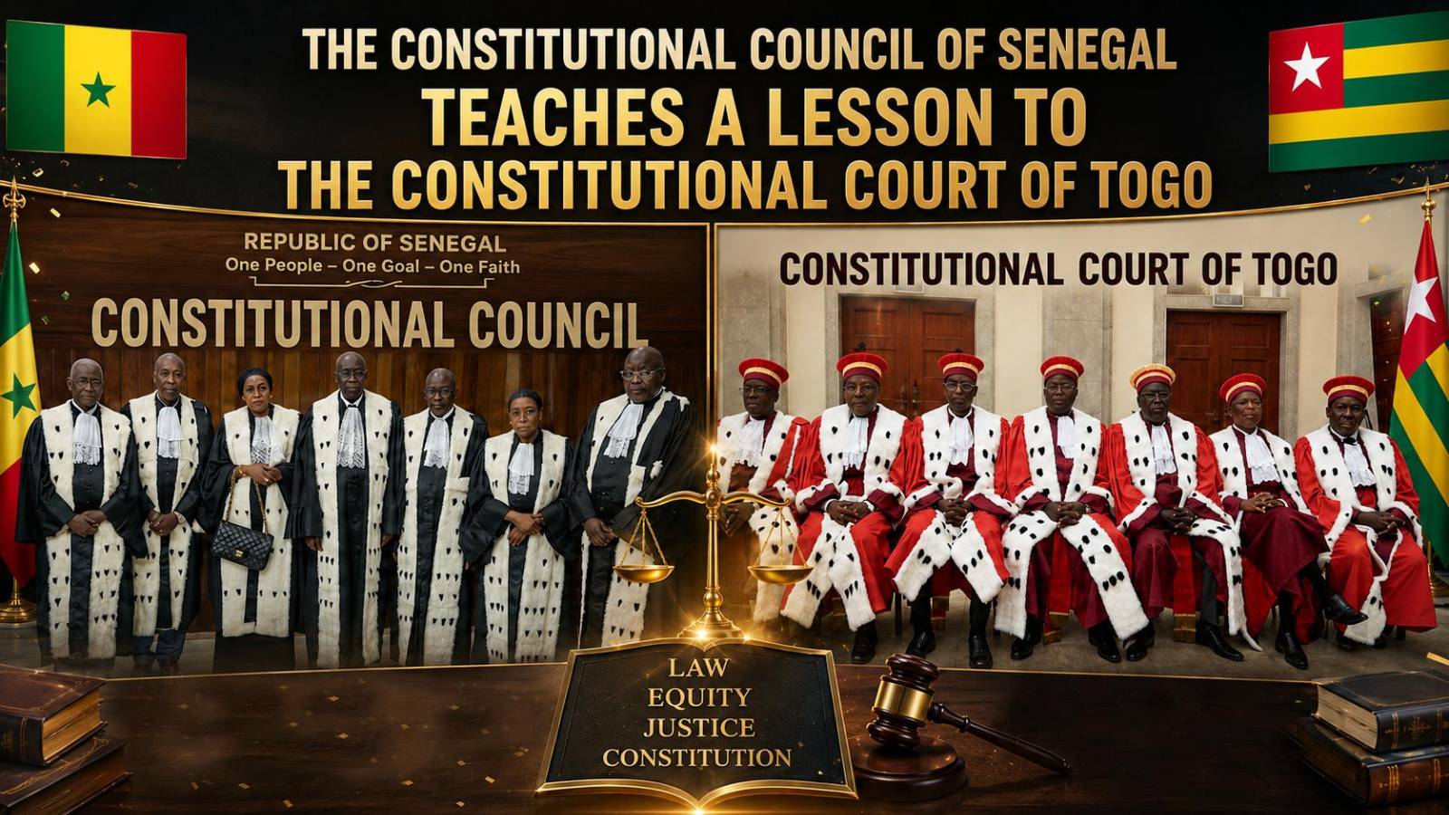 Dakar and Lomé showcase contrasting approaches to constitutional law