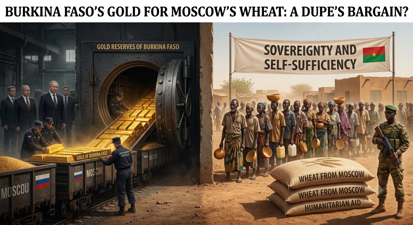 Burkina Faso’s gold flows to Moscow as hunger grips the nation