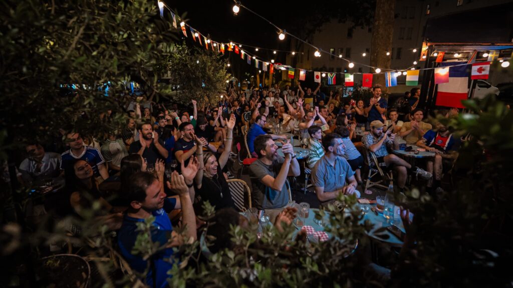 Calm celebrations in Paris after France’s world cup win over Morocco