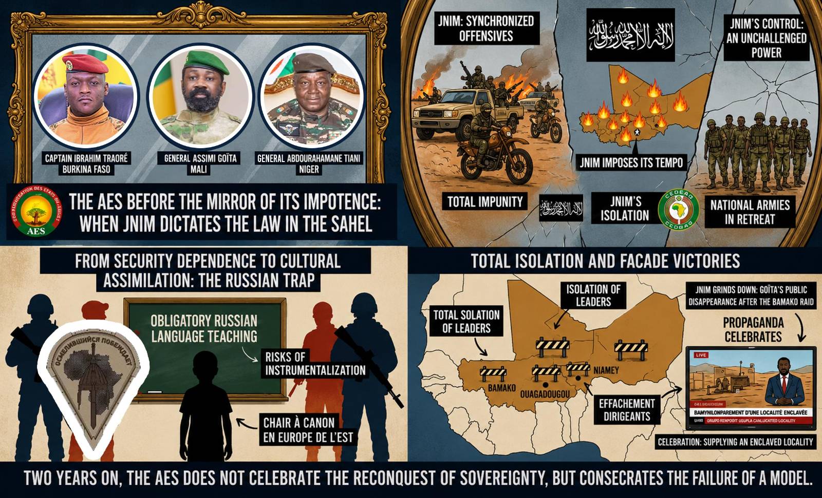 Sahel alliances crumble as JNIM tightens grip on power