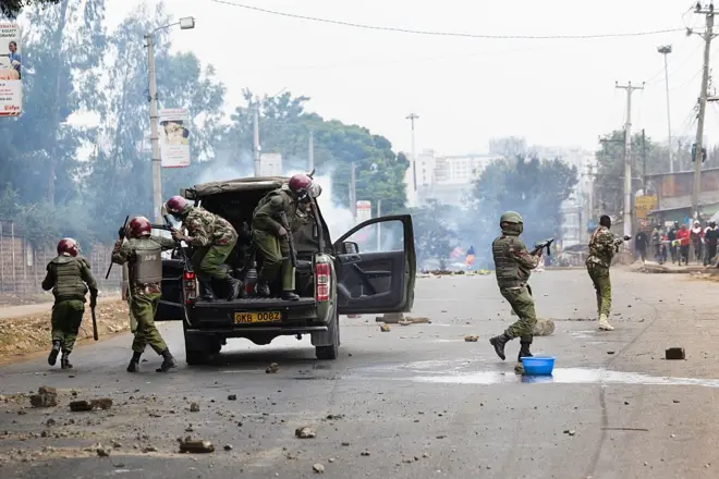 Manifestation au Kenya