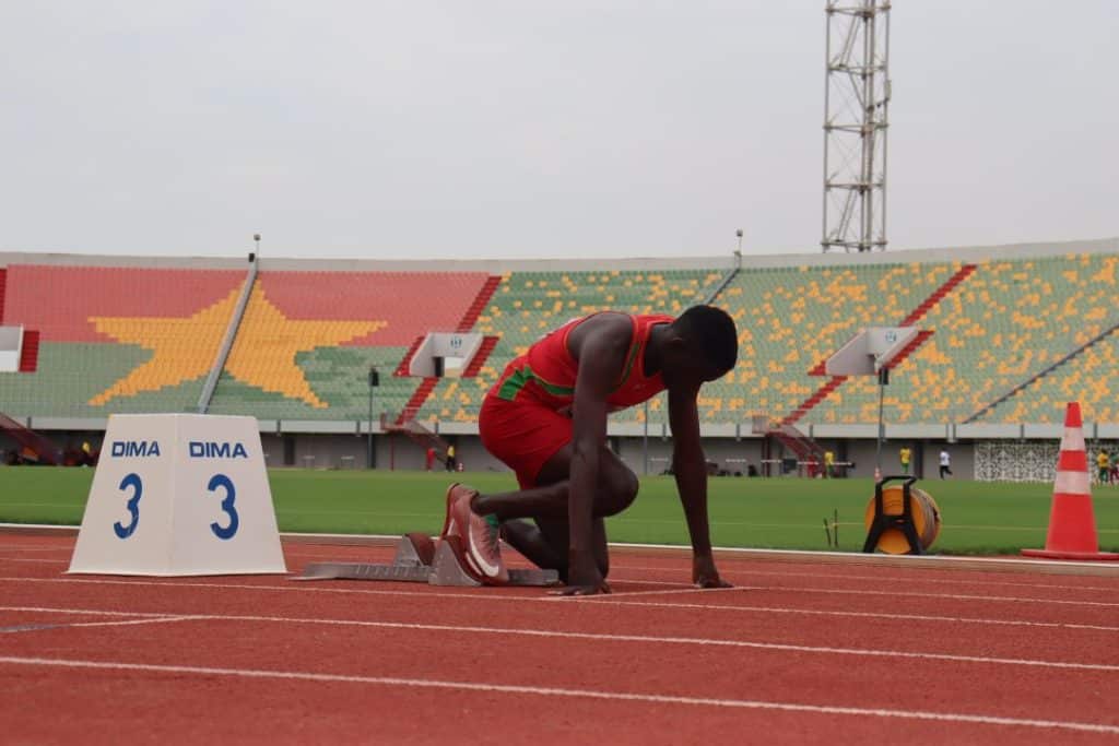 Burkinabè athletes celebrating their victories at the U18 and U20 Five Nations Championships