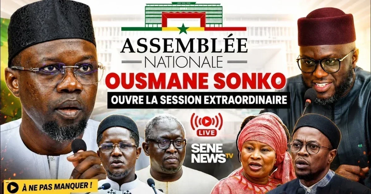 Senegal parliament convenes extraordinary session led by ousmane sonko